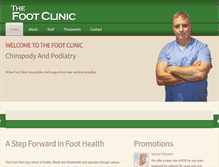 Tablet Screenshot of maynoothfootclinic.com